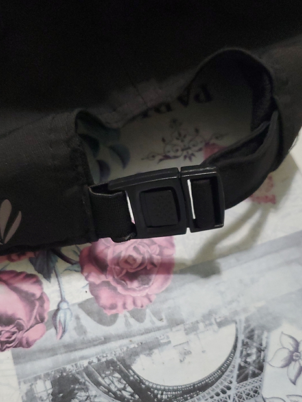 Forever 21 Classic Black Lightweight Baseball Cap With Gray Piping Sports - Picture 6 of 7
